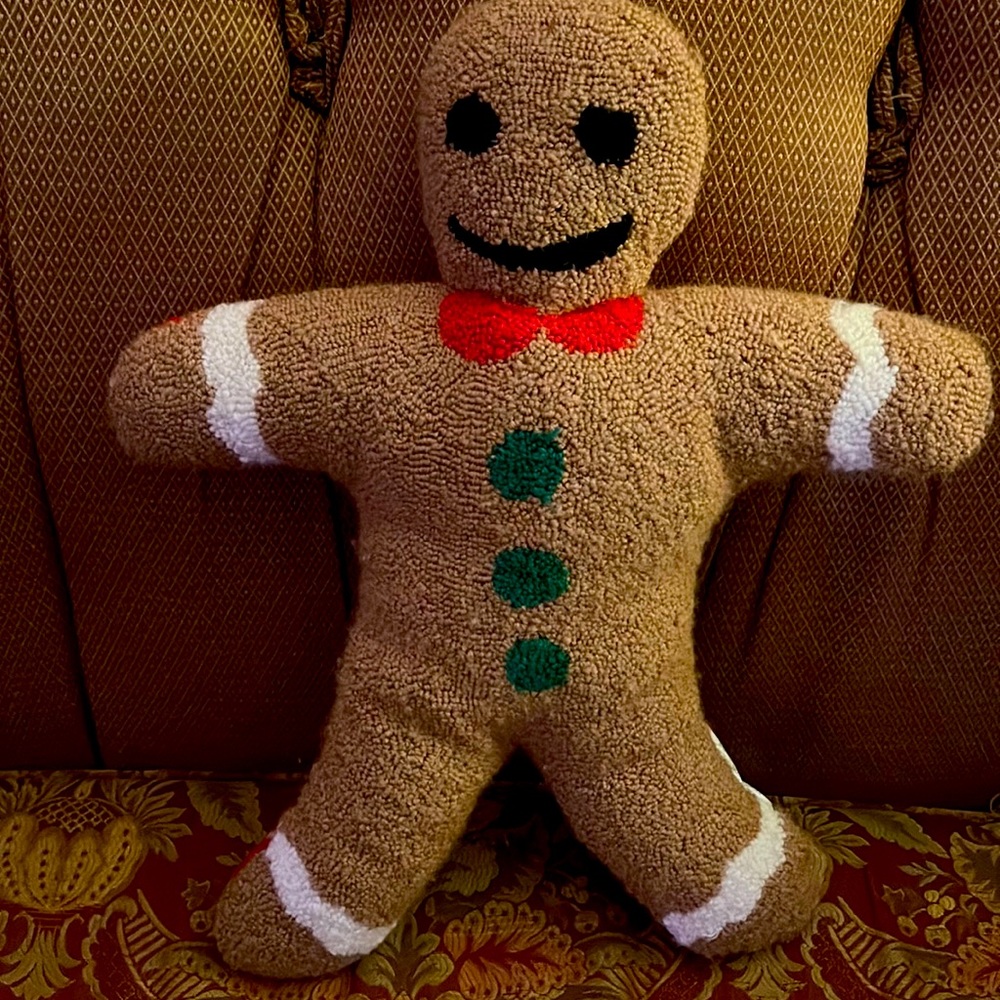 CHRISTMAS 🎄 Gingerbread Throw  Pillow